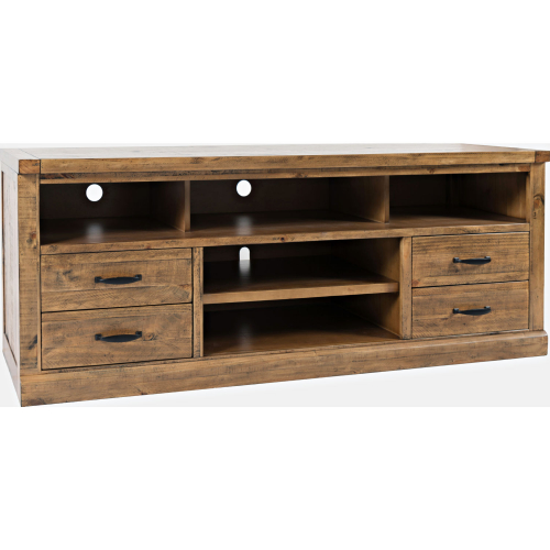 Telluride 70" TV Stand Console in Distressed Pine